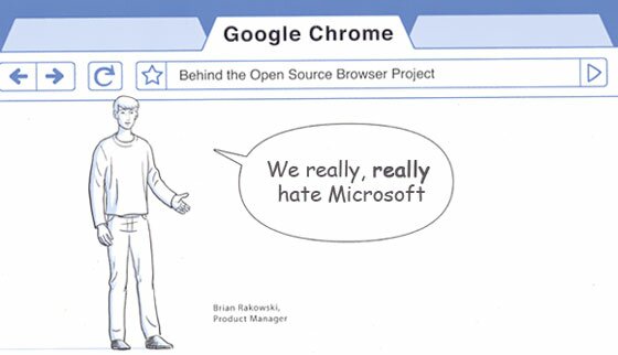 Google Chrome Browser Introduction Comics Book